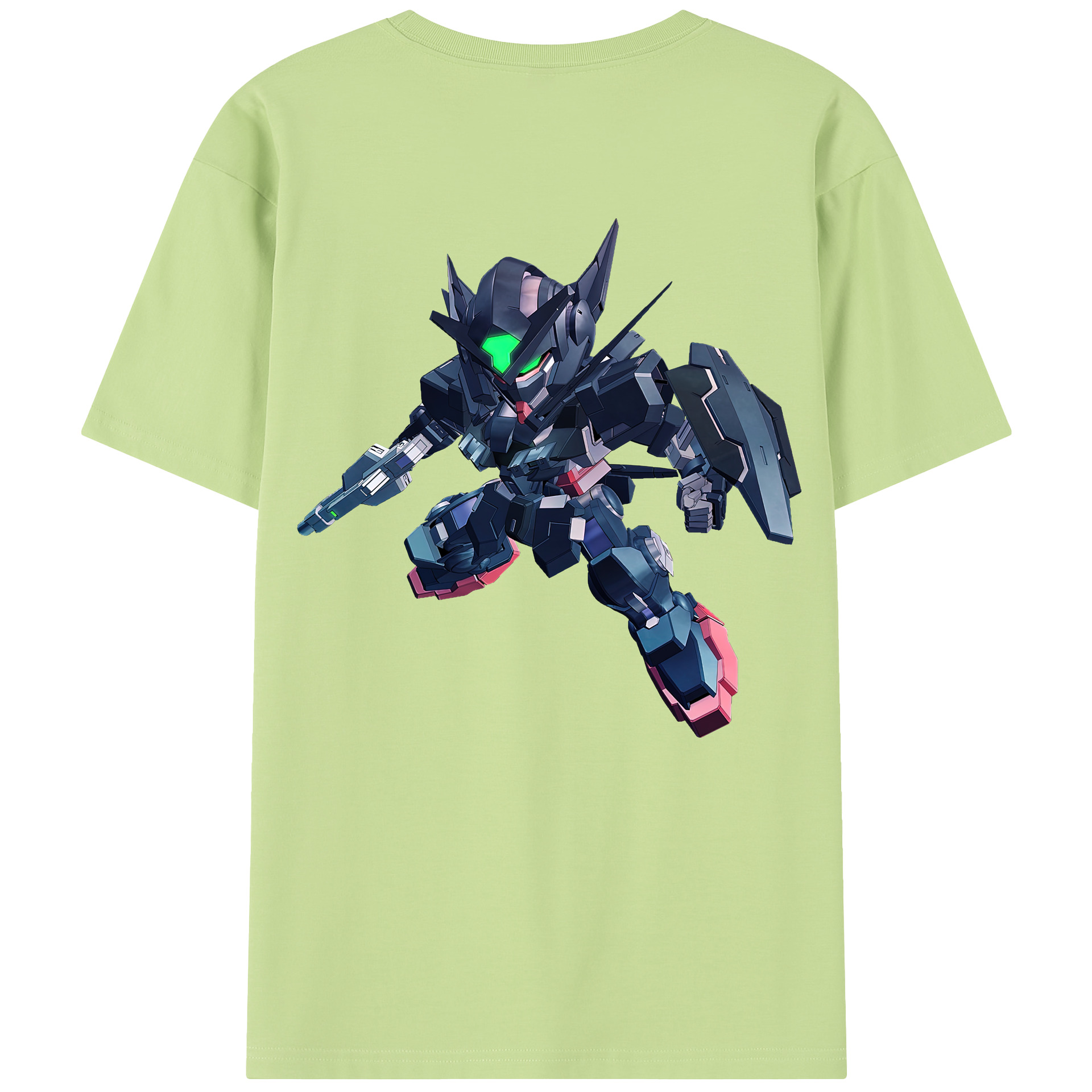 （画像用） 機動戦士ガンダム Mobile Suit Gundam 綿100％半袖Tシャツ（背面プリント）